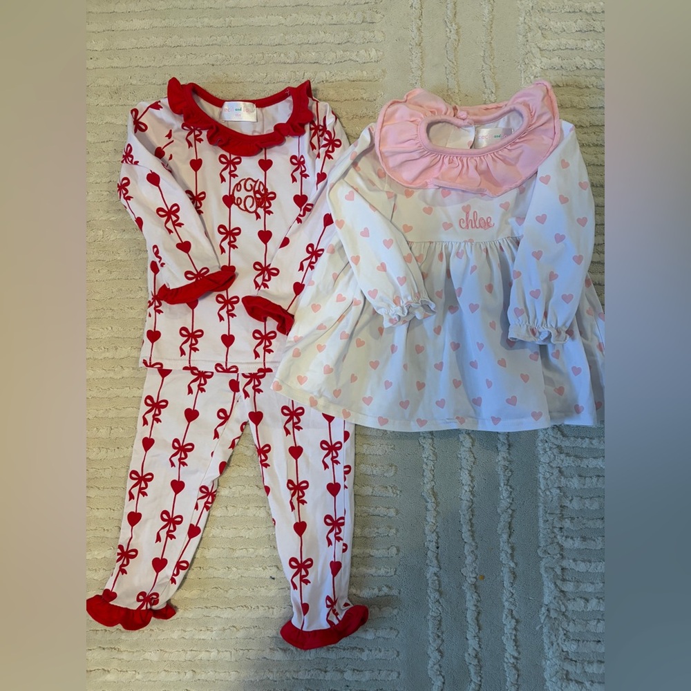 Cecil & Lou monogrammed valentines bundle
